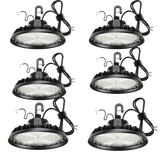 Led High Bay Light Adjustable Series 200W 0-10V Dimmable No Plug 6 Pack